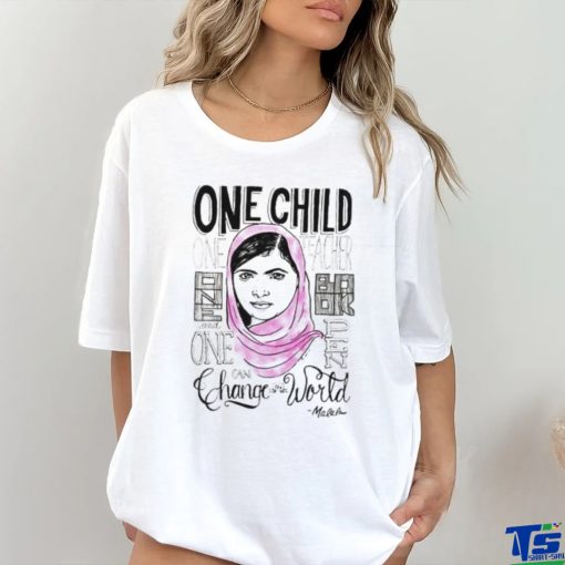 Nice malala one child one teacher one book and one pen can change the world hoodie, sweater, longsleeve, shirt v-neck, t-shirt