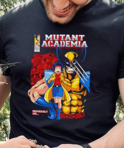 Nice mutant Academia Wolverine previously on shirt