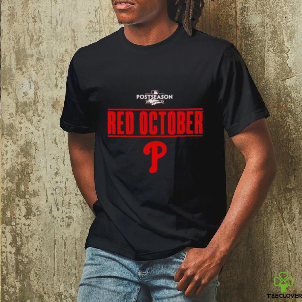 Nice philadelphia Phillies Red October 2023 Postseason Shirt - Limotees