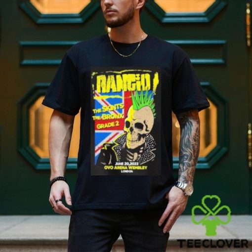 Nice rancid The Skints The Bronx Grade 2 June 20 2023 Ovo Arena Wembley London shirt