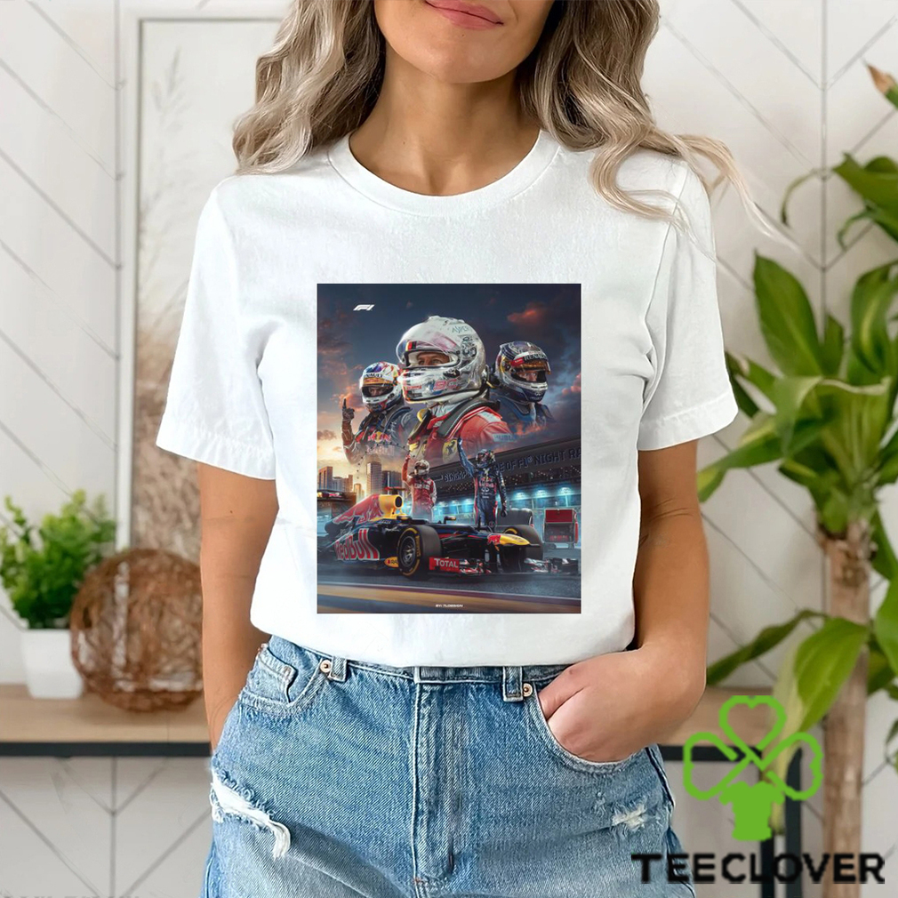 Nice scuderia Ferrari and Oracle Red Bull Racing The lion of Singapore shirt Nice scuderia Ferrari and Oracle Red Bull Racing The lion of Singapore shirt