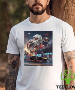 Nice scuderia Ferrari and Oracle Red Bull Racing The lion of Singapore shirt