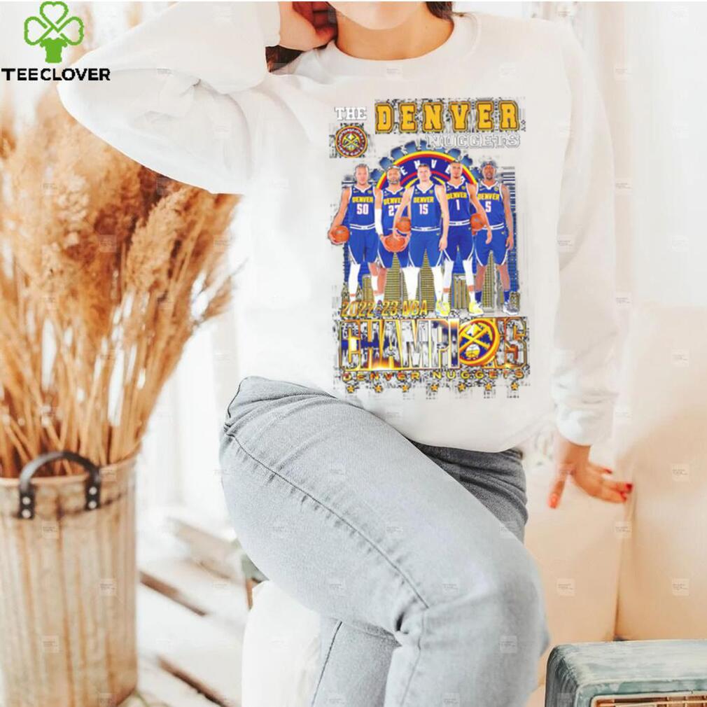 Nice the Denver Nuggets 2023 NBA champions players city shirt Nice the Denver Nuggets 2023 NBA champions players city shirt