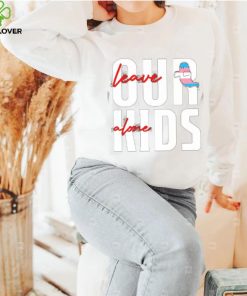 Nice transgender flag leave our kids alone shirt