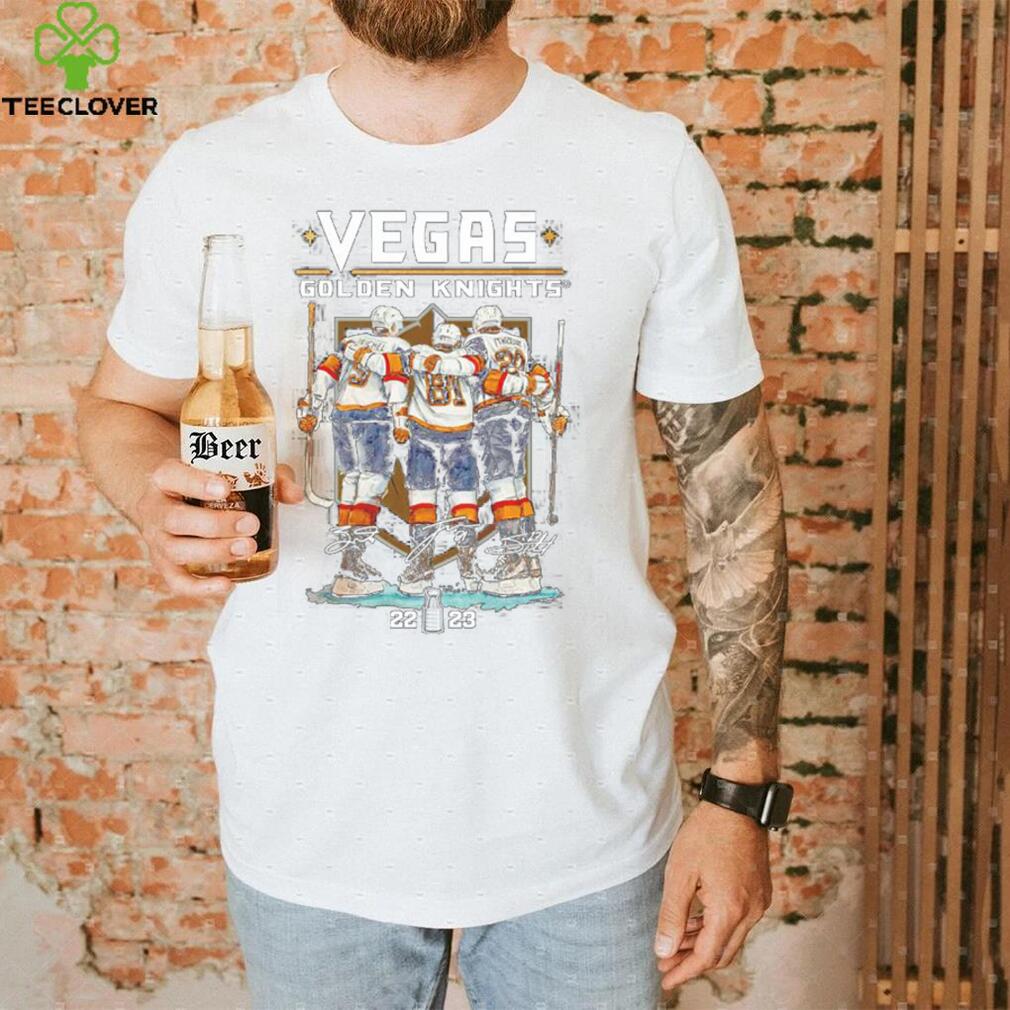 Nice vegas Golden Knights players trophy signatures shirt Nice vegas Golden Knights players trophy signatures shirt