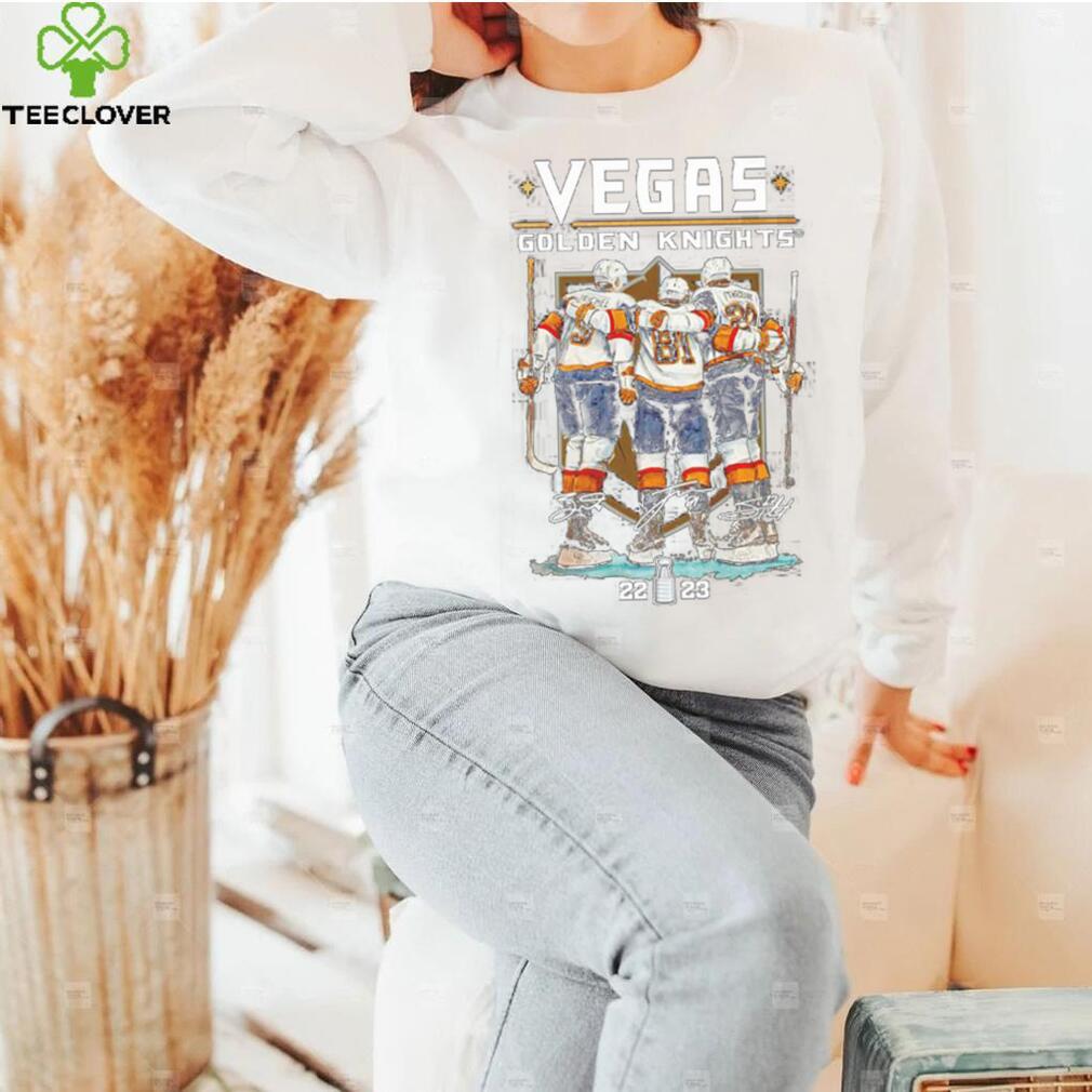 Nice vegas Golden Knights players trophy signatures shirt Nice vegas Golden Knights players trophy signatures shirt