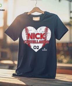 Nick Castellanos Heart Baseball T Shirt