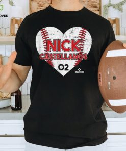 Nick Castellanos Heart Baseball T Shirt