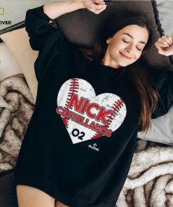 Nick Castellanos Heart Baseball T Shirt