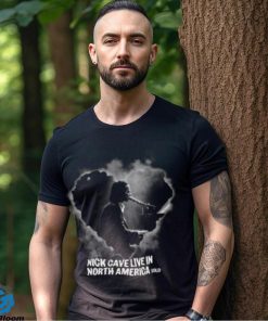 Nick Cave World Tour 2023 Tickets Merch, Nick Cave Live In North American Solo Shirt, Nick Cave Concert 2023 Black T Shirt
