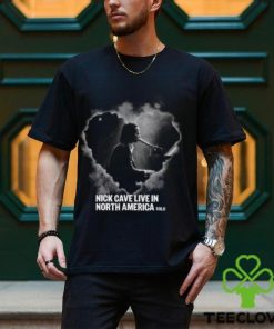 Nick Cave World Tour 2023 Tickets Merch, Nick Cave Live In North American Solo Shirt, Nick Cave Concert 2023 Black T Shirt