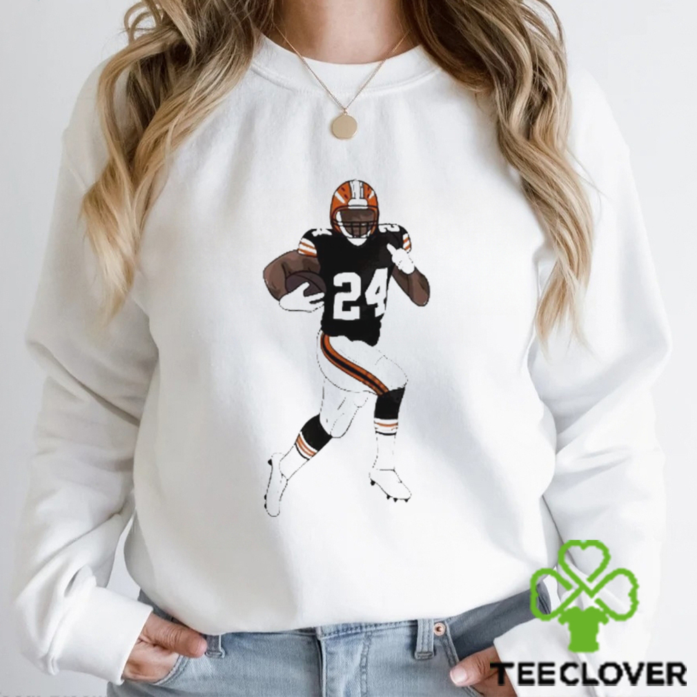 Nick Chubb Cleveland Browns cartoon football shirt, hoodie, sweater and  long sleeve