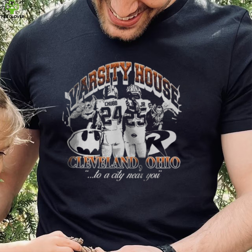 Nick Chubb X Demetric Felton Varsity House Batman Robin Nick Chubb X Demetric Felton Varsity House Batman Robin