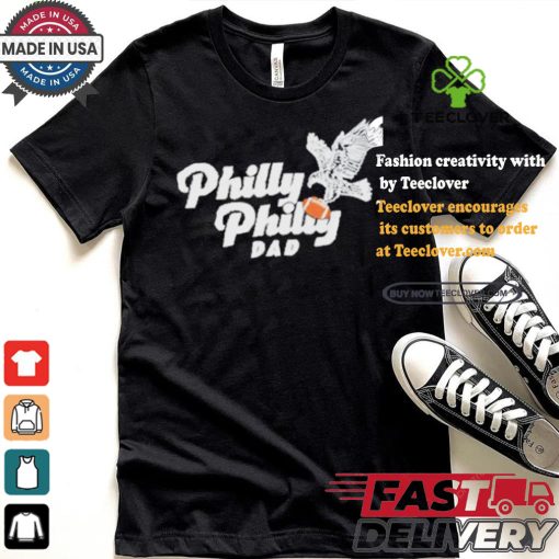 Nick Foles Wearing Philly Philly Dad Shirt