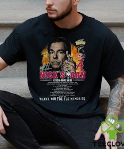 Nick Saban 1990 – Forever Thank You For The Memories T Shirt 1 Nick Saban 1990 – Forever Thank You For The Memories T Shirt