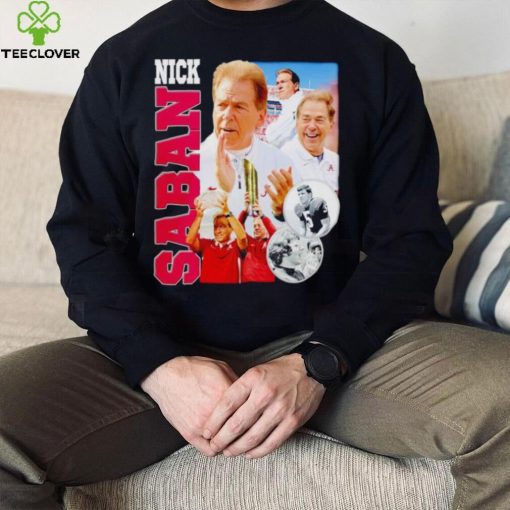 Nick Saban head coach Alabama Crimson Tide vintage hoodie, sweater, longsleeve, shirt v-neck, t-shirt