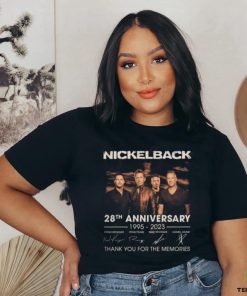 Nickelback 28th Anniversary 1995 – 2023 Thank You For The Memories T Shirt