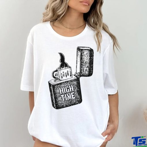 Nickelback High Time Ablaze Light Olive T shirts