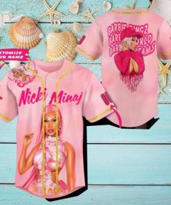 Nicki Minaj Barbie Album Custom Baseball Jersey