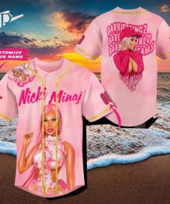 Nicki Minaj Barbie Album Custom Baseball Jersey