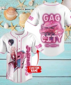 Nicki Minaj Gag City Pink Friday 2 Custom Baseball Jersey