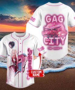 Nicki Minaj Gag City Pink Friday 2 Custom Baseball Jersey
