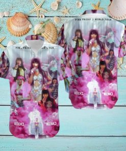 Nicki Minaj Pink Friday 2 World Tour Lighter Version Fan Gifts Hawaiian Shirt