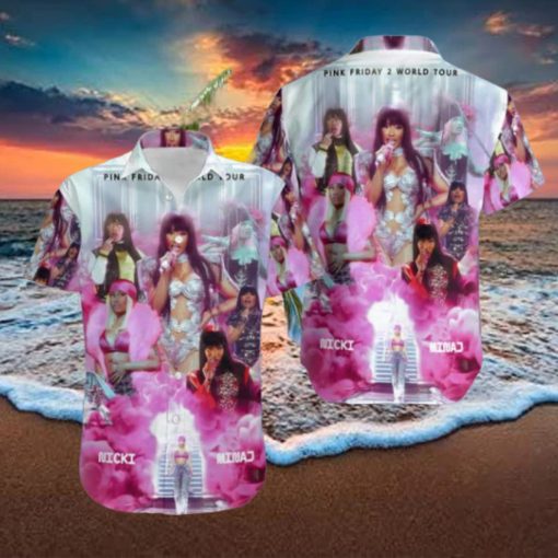 Nicki Minaj Pink Friday 2 World Tour Lighter Version Fan Gifts Hawaiian Shirt