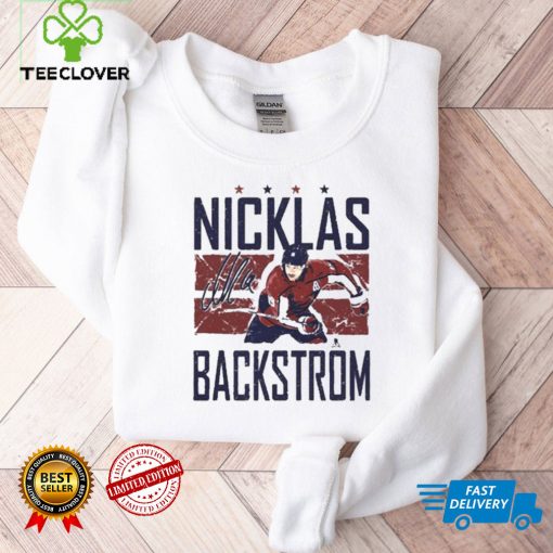 Nicklas Backstrom Bars Signature T Shirt