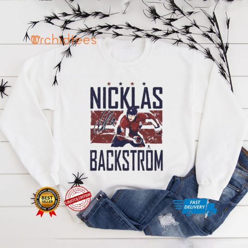 Nicklas Backstrom Bars Signature T Shirt