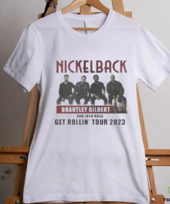 Nickleback Brantley Gilbert And Josh Ross Get Rollin 2023 Tour Shirt