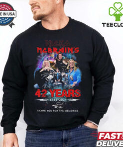 Nicko Mcbrain’s 42 Years 1983 2024 Thank You For The Memories Signature T Shirts