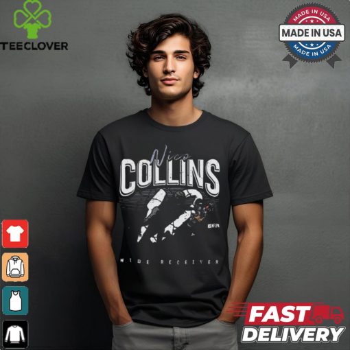 Nico Collins Houston Catch Wide Receiver Graphic t hoodie, sweater, longsleeve, shirt v-neck, t-shirt