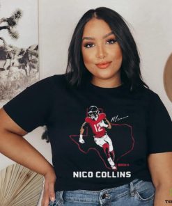 Nico Collins State Star Signature Shirt