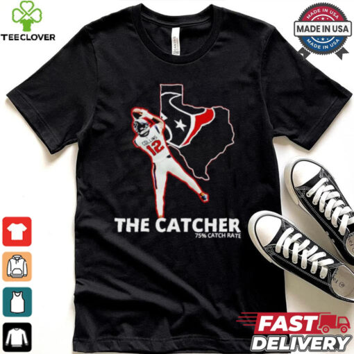 Nico Collins the catcher 75% catch rate hoodie, sweater, longsleeve, shirt v-neck, t-shirt