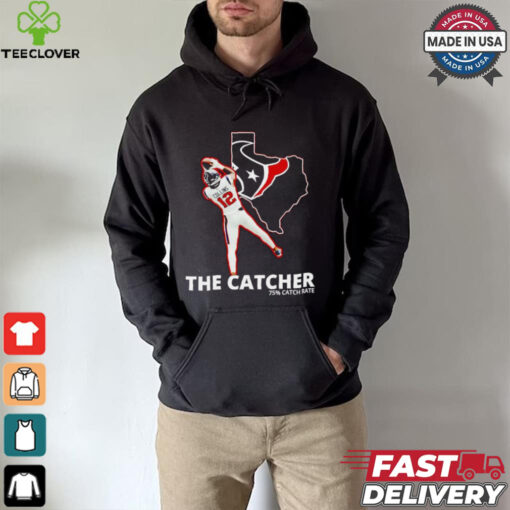 Nico Collins the catcher 75% catch rate hoodie, sweater, longsleeve, shirt v-neck, t-shirt