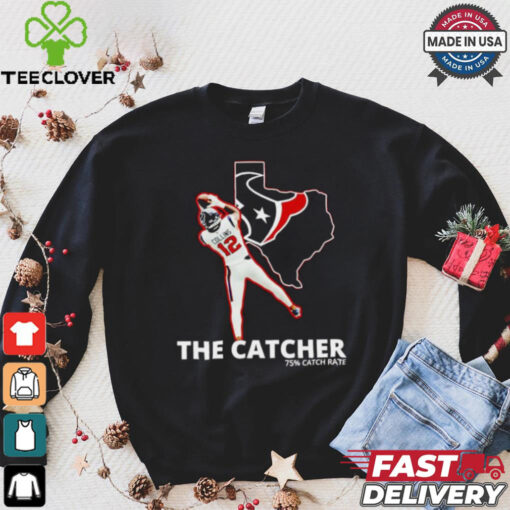 Nico Collins the catcher 75% catch rate hoodie, sweater, longsleeve, shirt v-neck, t-shirt