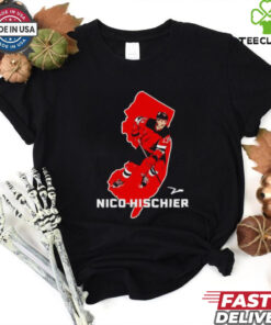 Nico Hischier New Jersey Devils State star shirt