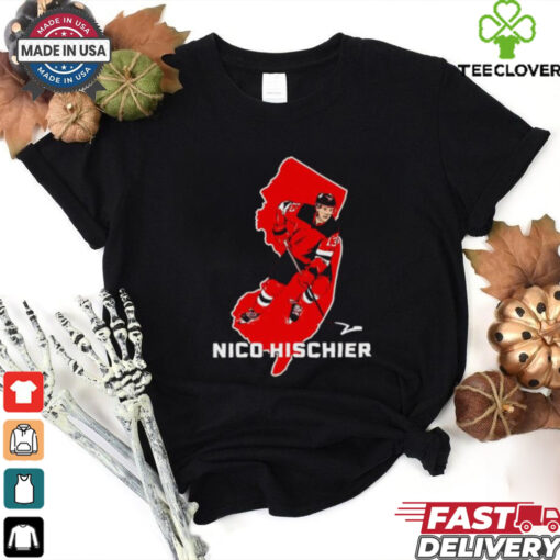 Nico Hischier New Jersey Devils State star shirt