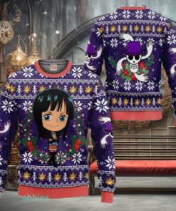 Nico Robin Ugly Christmas Sweater Pull One Piece Anime Noel