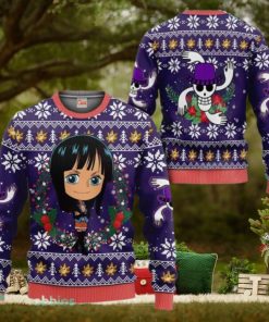 Nico Robin Ugly Christmas Sweater Pull One Piece Anime Noel