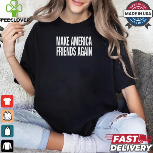 Nicole Arbour Wearing Make America Friends Again Shirt