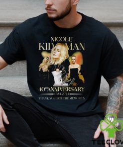 Nicole Kidman 40th Anniversary 1984 2024 Thank You For The Memories T Shirt