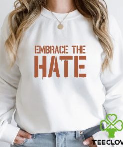 Nicole Wearing Texas Embrace The Hate Shirt