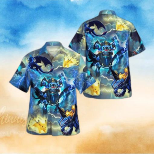 Night Fury On The Sky Hawaiian Shirt