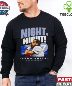 Night Night Geno Smith No. 7 Seattle Seahawks Quarterback shirt
