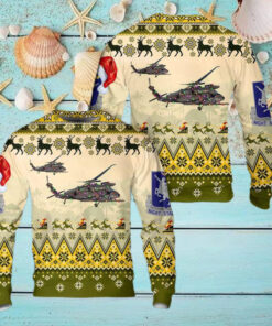 Night Stalkers Helicopter Christmas Sweater