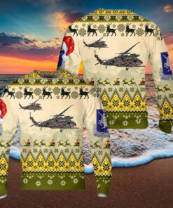 Night Stalkers Helicopter Christmas Sweater