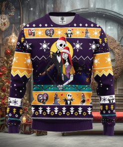 Nightmare Before Christmas Jack Skellington Sally Ugly Christmas Sweater For Men Women