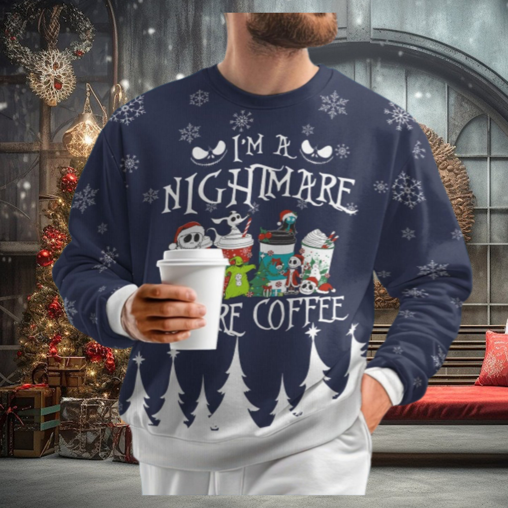 Nightmare Before Christmas Ugly Sweater, Jack Skellington Sweater Nightmare Before Christmas Ugly Sweater, Jack Skellington Sweater